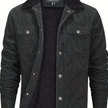 Load image into Gallery viewer, Sherpa-Lined Corduroy Winter Jacket
