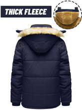 Load image into Gallery viewer, Men’s Heavy-Duty Windproof Winter Parka with Detachable Hood
