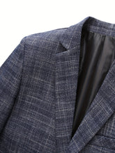 Load image into Gallery viewer, Classic Plaid Single Breasted Blazer
