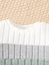 Load image into Gallery viewer, Baby Girl Color-Block Knit Two-Piece Winter Set
