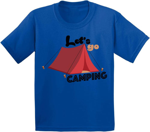 Let'S Go Camping Toddler Shirt Nature Lover Cute Camp Shirts for Boy Girl