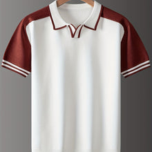 Load image into Gallery viewer, Contour Block Knit Polo
