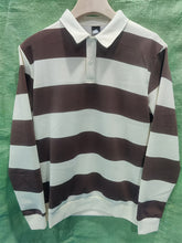 Load image into Gallery viewer, Stripe Knit Polo Layer
