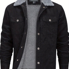 Load image into Gallery viewer, Sherpa-Lined Corduroy Winter Jacket
