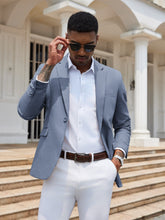 Load image into Gallery viewer, Slim Cotton Woven Blazer
