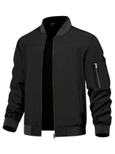 Load image into Gallery viewer, Lightweight Men's Windbreaker Bomber Jacket
