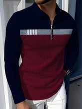 Load image into Gallery viewer, Geo Zip Polo
