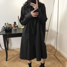 Load image into Gallery viewer, Chic fresh minimalist baby shirt loose thin A word skirt dress dress

