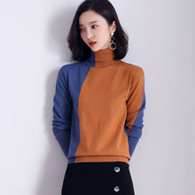 Load image into Gallery viewer, Sweater women&#39;s high collar loose exterior dress fashion
