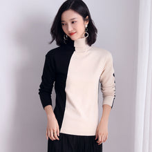 Load image into Gallery viewer, Sweater women&#39;s high collar loose exterior dress fashion

