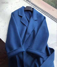 Load image into Gallery viewer, Double-sided cashmere coat high-end bathrobe wool coat wind clothing
