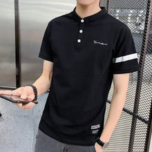 Load image into Gallery viewer, men&#39;s half sleeved casual polo T- shirt with embroidery

