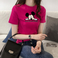 Load image into Gallery viewer, Rce mouse cartoon loose Korean version of short-sleeved top

