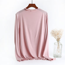 Load image into Gallery viewer, Round neck long-sleeved T-shirt casual loose bottoming shirt
