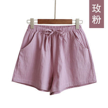 Load image into Gallery viewer, Sports casual high waist large size A-year linear wide leg port
