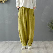Load image into Gallery viewer, Splicing casual trousers yoga trousers women&#39;s lanterns
