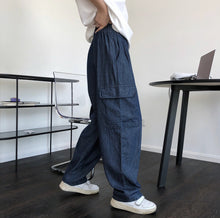 Load image into Gallery viewer, Japanese street workpiece soft trousers
