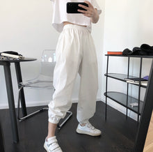 Load image into Gallery viewer, Hipster sports high waist leg pants loose shelter trouser
