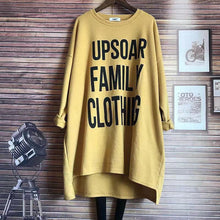 Load image into Gallery viewer, Loose cover small long sleeves letter T-shirt pregnant women bottoming
