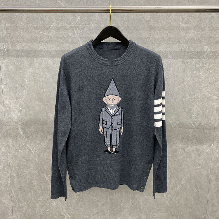 TB small old man grunge with shares set, dwarf, embedded sweater