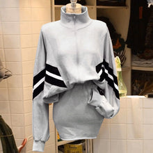 Load image into Gallery viewer, Sweater Jacket Skirt Sports Leisure Set Korean Fashion Two Package
