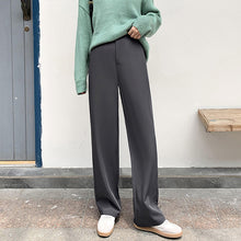 Load image into Gallery viewer, Loose straight vertical slim casual casual small son mopping wide leg pants
