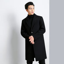 Load image into Gallery viewer, Men&#39;s knee Korean version windbreaker coat
