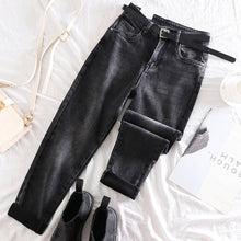 Load image into Gallery viewer, Straight and loose high waist jeans new wholesale

