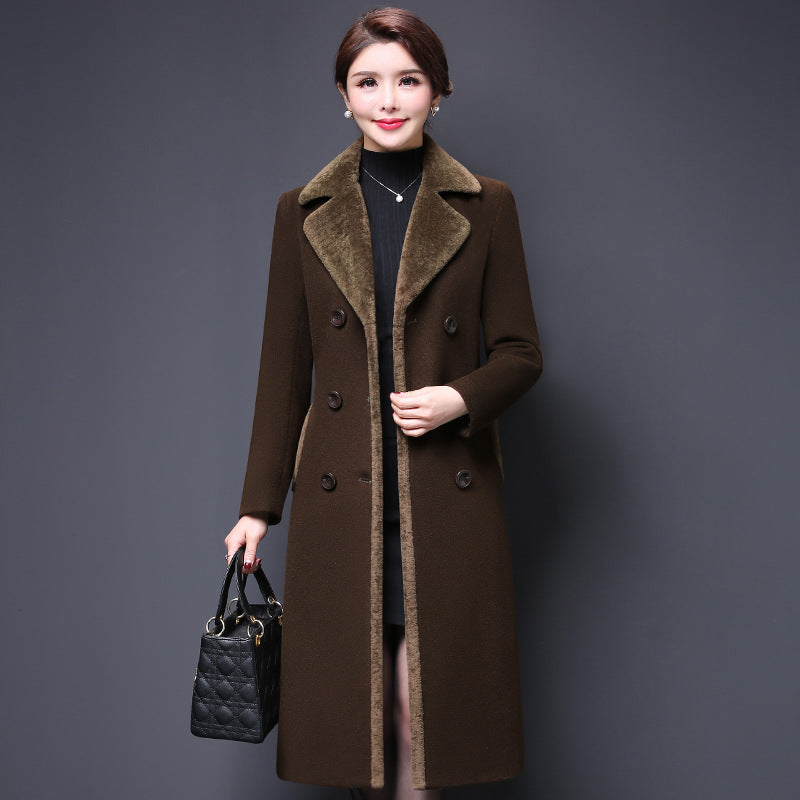Mother hair woolen coat quality guarantee