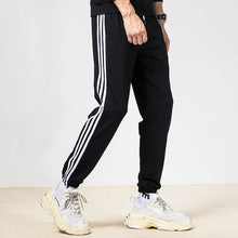 Load image into Gallery viewer, men&#39;s thin straight split sports trousers
