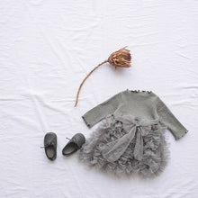 Load image into Gallery viewer, Baby blast Princess splicing mesh yarn Fluffy dress
