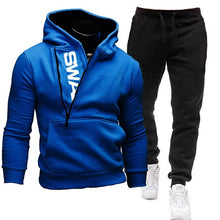Load image into Gallery viewer, men Casual Tracksuit Sweatshirt+Sweatpant
