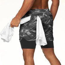 Load image into Gallery viewer, Men&#39;s Double-deck Running Sport Shorts
