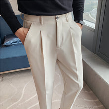 Load image into Gallery viewer, men&#39;s straight simple casual trousers

