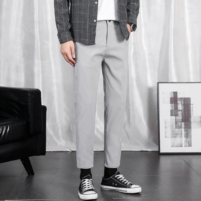 casual thin suit trousers for men