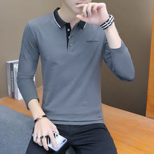Load image into Gallery viewer, Men&#39;s casual long sleeve polo shirt

