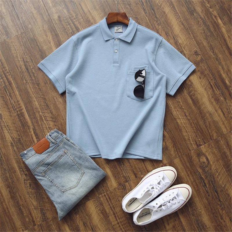 polo cotton short sleeve T-shirt for men