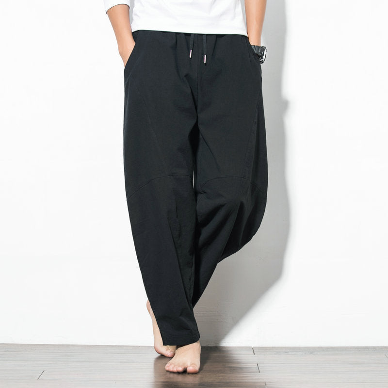 Men's Chinese style casual pants