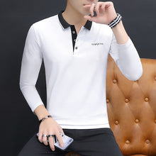Load image into Gallery viewer, Men&#39;s casual long sleeve polo shirt
