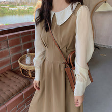 Load image into Gallery viewer, Slimming french doll collar two dress women new long skirt
