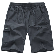 Load image into Gallery viewer, men&#39;s multi-pocket cotton shorts
