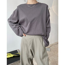 Load image into Gallery viewer, Long-sleeved T-shirt wide shoulder and breathable loose slim jacket
