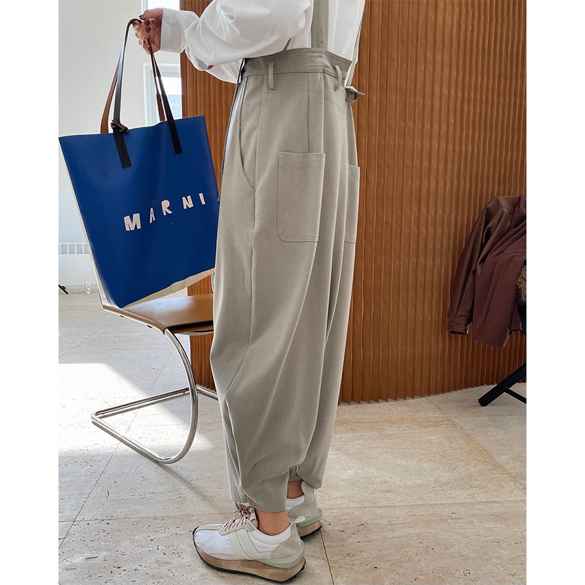 Spring new Japanese lazy design trousers