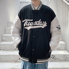 Load image into Gallery viewer, thick loose port wind baseball clothing cotton jacket
