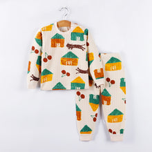 Load image into Gallery viewer, Children&#39;s long-sleeved trousers baby pajamas dress
