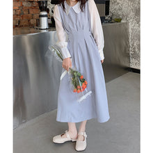 Load image into Gallery viewer, Slimming french doll collar two dress women new long skirt
