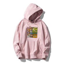 Load image into Gallery viewer, Card printing hooded men and women sweater jacket
