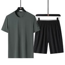 Load image into Gallery viewer, men&#39;s two-piece short sleeve casual Sports set
