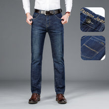 Load image into Gallery viewer, Men&#39;s straight denim jeans
