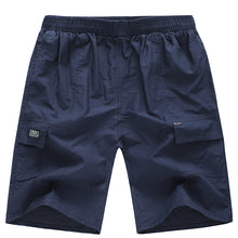 Load image into Gallery viewer, men&#39;s multi-pocket cotton shorts

